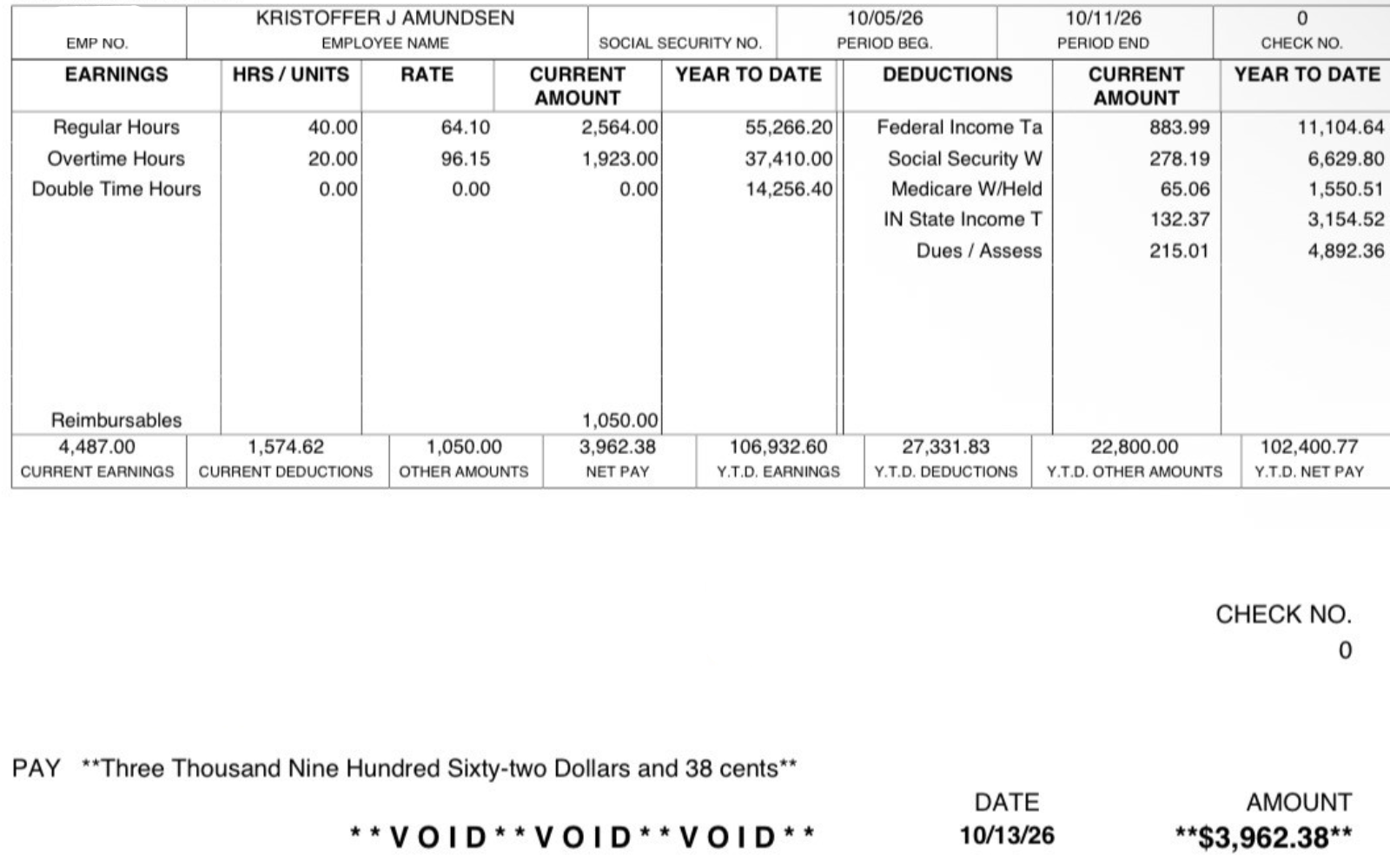 Graduate paystub 1