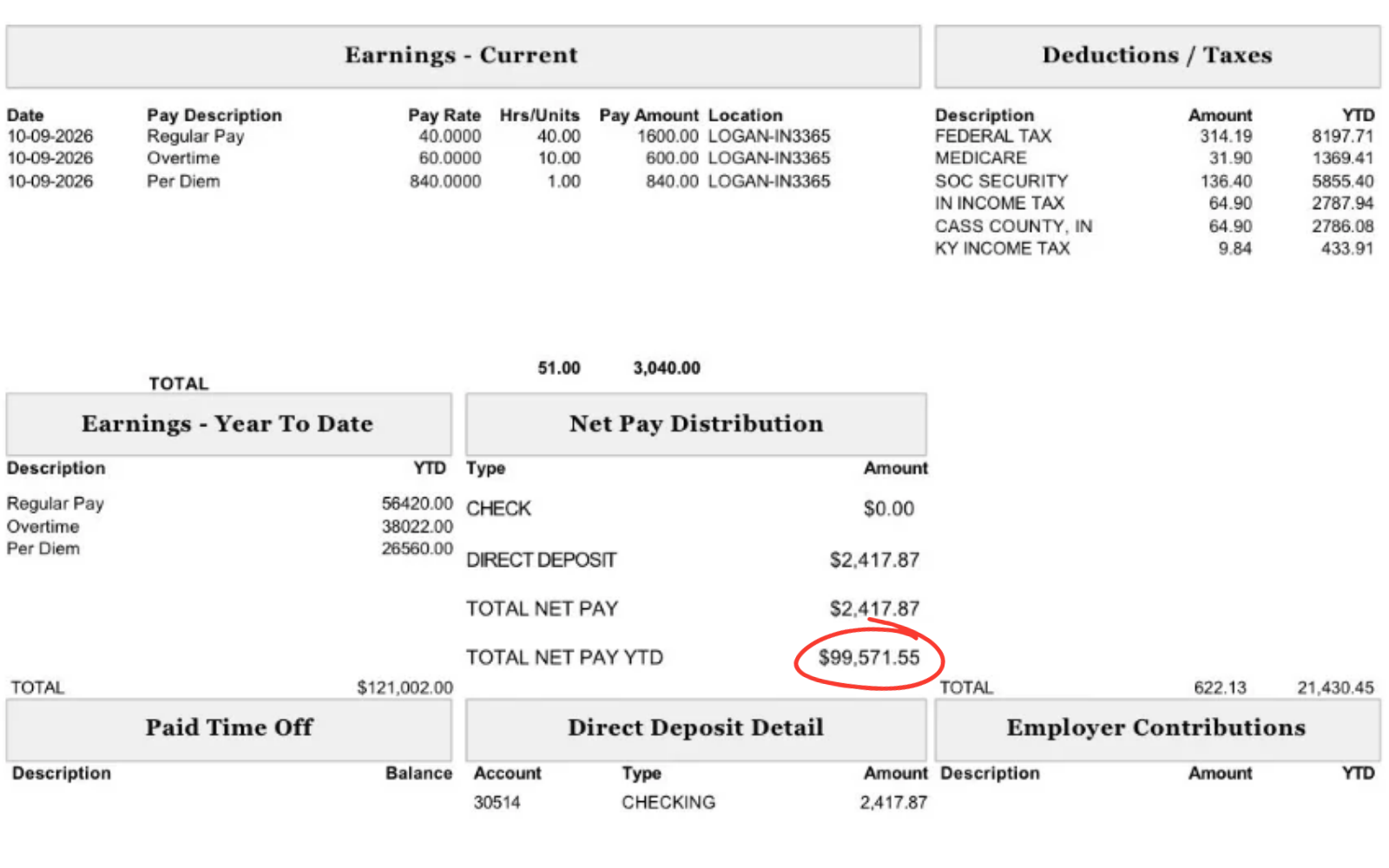 Graduate paystub 4
